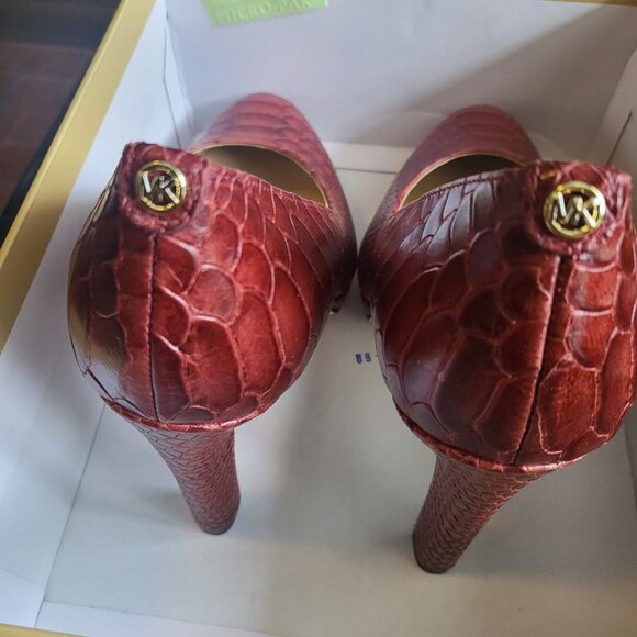 MICHAEL Michael Kors Ethel Pump Brandy Size 6 - Picture 7 of 7